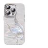Streamer butterfly is suitable for Apple 16promax mobile phone case, the new iphone15 advanced sense 14 feather yarn women's 13.