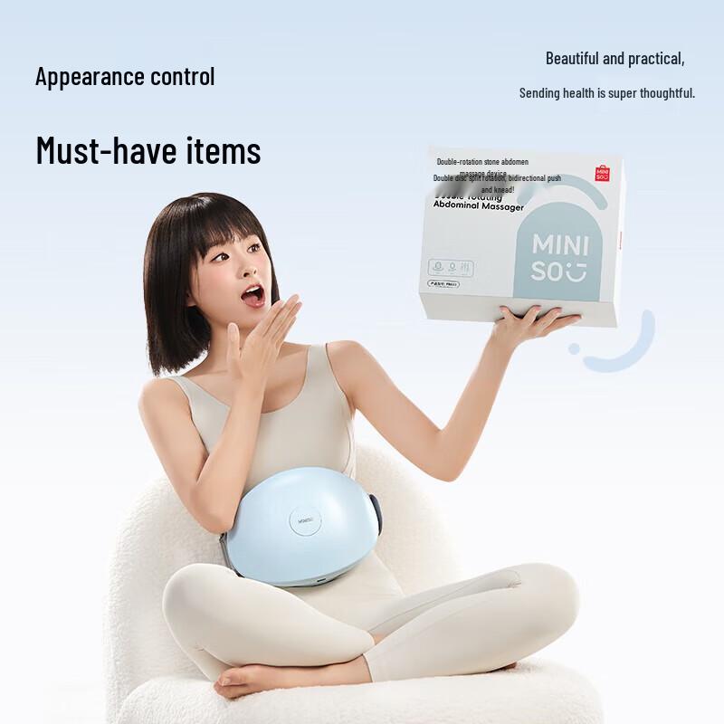 MINISO 3-in-1 Abdominal Massager with Heat & Moxibustion