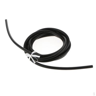 3mm 1/8" Silicone Vacuum Hose Intake Line 10 Ft , Black