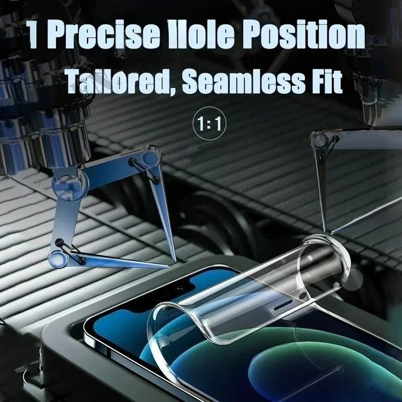 5Pcs Hydrogel Film For Samsung S25 S24 S23 S22 Ultra Plus S24 FE Full Cover Screen Protector For Samsung A56 A55 A36 A35 A26 A16