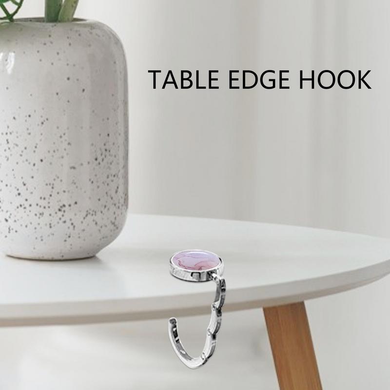 1pcs Portable Fashion Folding Purse Handbag Bag Hanger Hook Holder Table Hook Unique Bag Parts Accessories