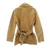 70s 80s vintage Suede Jacket Camel Women Used