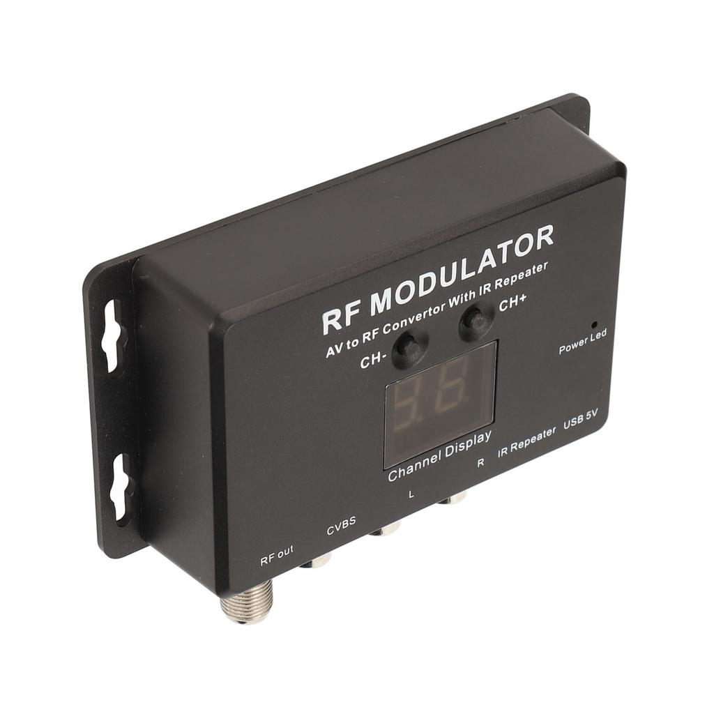 RF Modulator Professional PAL NTSC 21 Channel AV to RF Convertor for Set Top Box DVR DVD