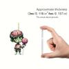 Acrylic Cartoon Adorable Car Rearview Mirror Accessory Colorful Interior Decor Hanging