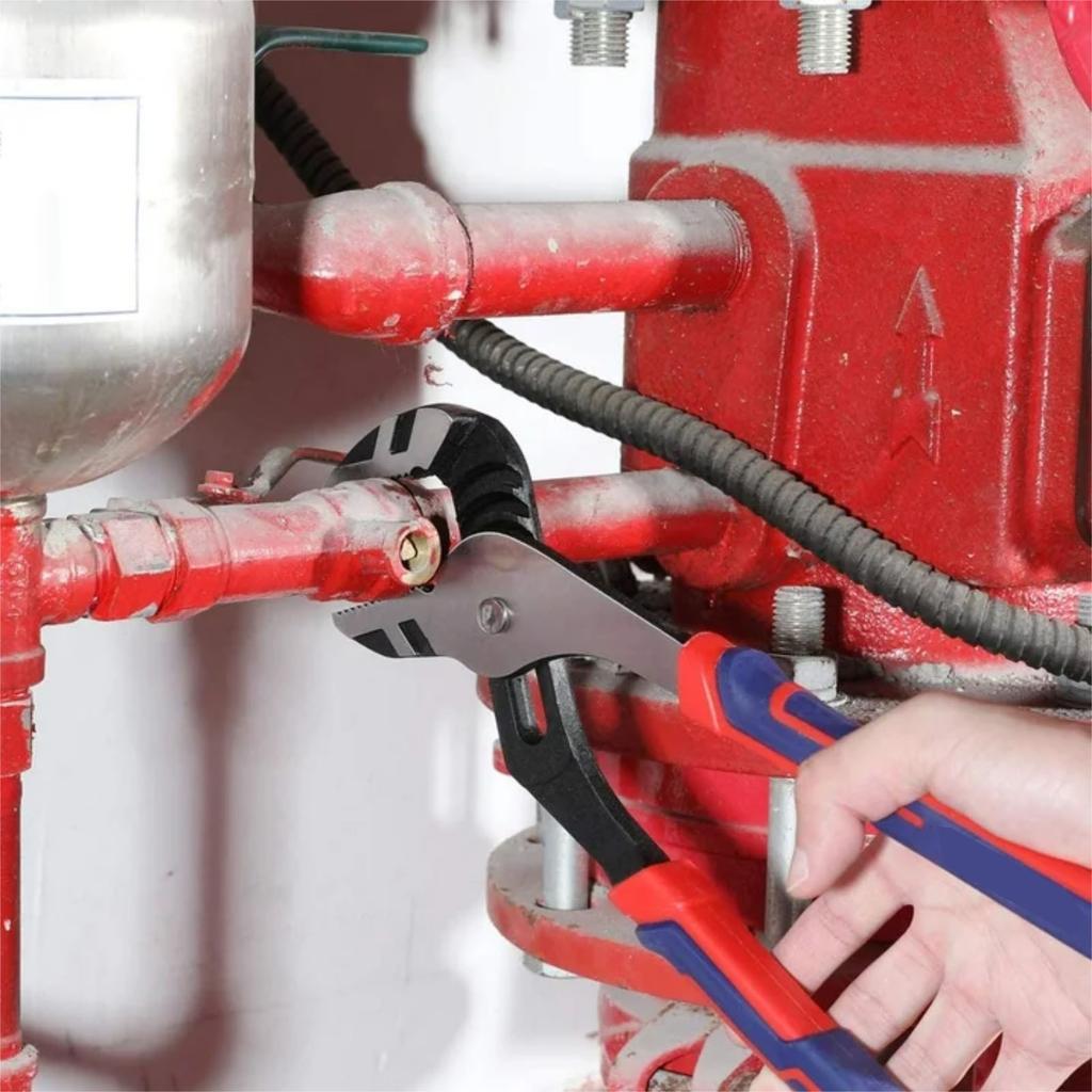 10-Inch Joint Pliers, Adjustable Water Pliers In CRV Steel For Home , Gripping, Bolts, Pipe & Fittings