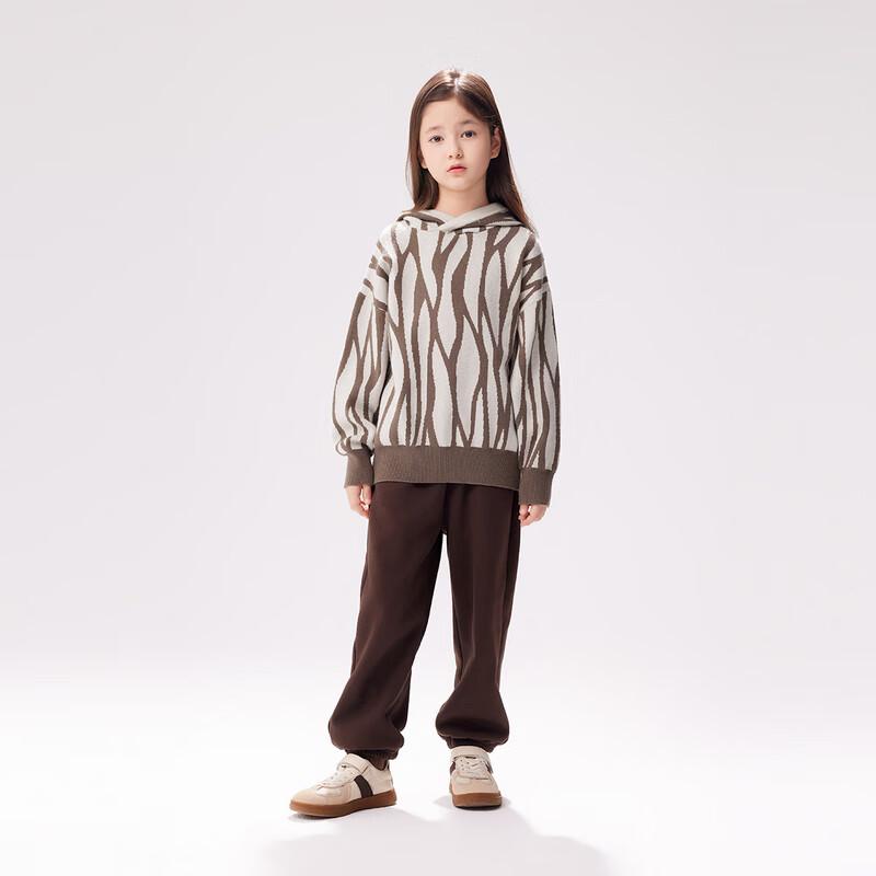 EBAER Kids' Thick Striped Hooded Sweater