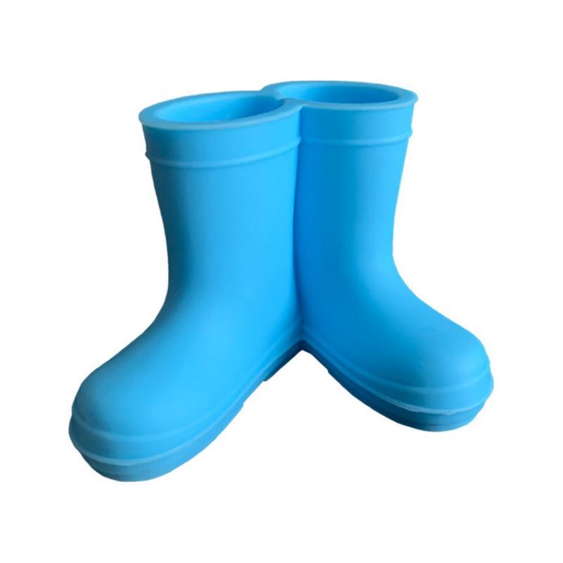 

Подставка для зубных щеток Rainshoe для домашнего использования, маленькая подставка для хранения зубных щеток в форме дождевого сапога, мультяшный мини-милый держатель для зубных щеток для пар синий