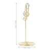 12 Pièces Porte-Cartes de Bureau Note de Musique Élégant Support Clip Mémo Vertical Porte-Nom de Table Signalisation Événement Mariage Décor