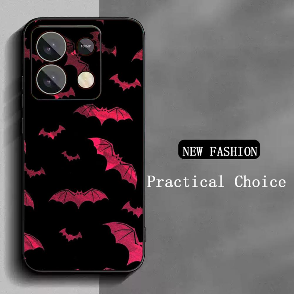 

Super cool vampire fashion pattern design Phone Case For Redmi Note 14 13 12 11 Pro Plus S 5G 14C A3 Soft Black Phone Cover Redmi Note 11 4G