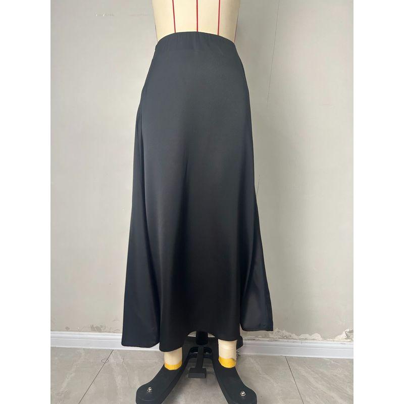 Fashion New Fashion Casual High Waist Sheath Fishtail Skirt Solid Color Slim Fit Skirt