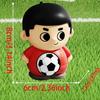 Rebound Football Player Pinch Toy Press Football Squeeze Toy Decompression Toy  Backpack Pendant