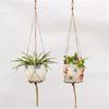 1Pc Vintage Decor Hanging Flower Pots Holder Hanging Basket Flower Pot Net Basket Sling Cotton Rope Garden Decoration Macrame Plant Hanger