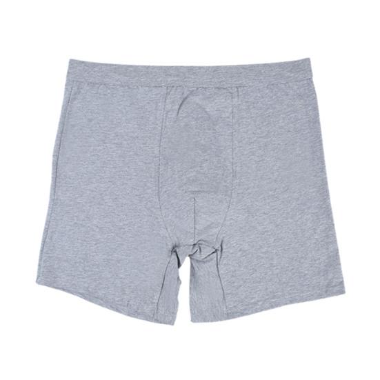 

Труси боксери Еластичні Середня посадка Однотонні U-подібні Шорти Трусики Захист від натирання Подовжені штани Спортивні трусики Повсякденний одяг для сну 3XL світло-сірого кольору