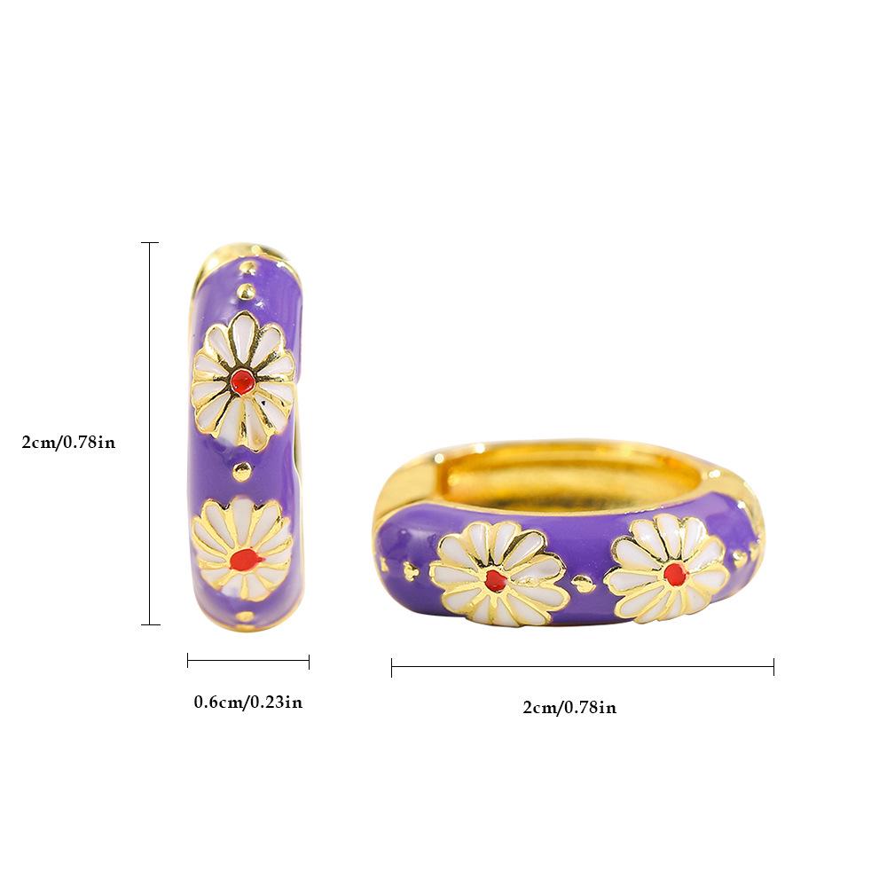 Exquisite Retro Fashion Circle Ear Cuffs: Colorful, Versatile Design for Women