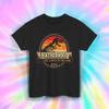 Fatherhood Like A Walk In The Park Dinosaur Dad Life Jurassic Humor Tee S-4xl