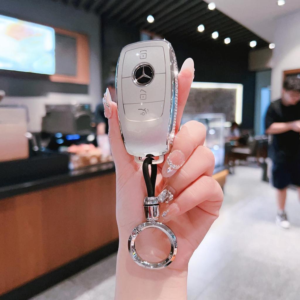 Mercedes CLE Maybach S480 Key Shell E300l GLC C260l Forged Diamond Key Cover