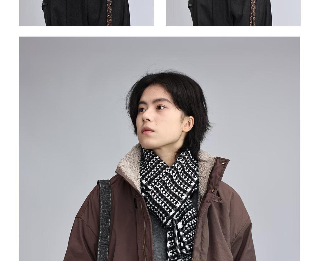 Unisex Autumn Retro Waterproof Stand-Up Collar Sporty Jacket, Solid Color, Loose Fit.