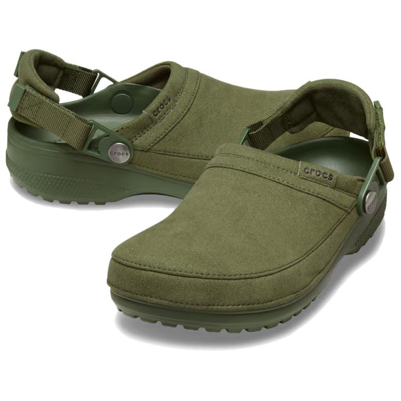 Crocs Simple Comfortable Low-Top Casual Shoes Unisex Shoes Green 211930-309