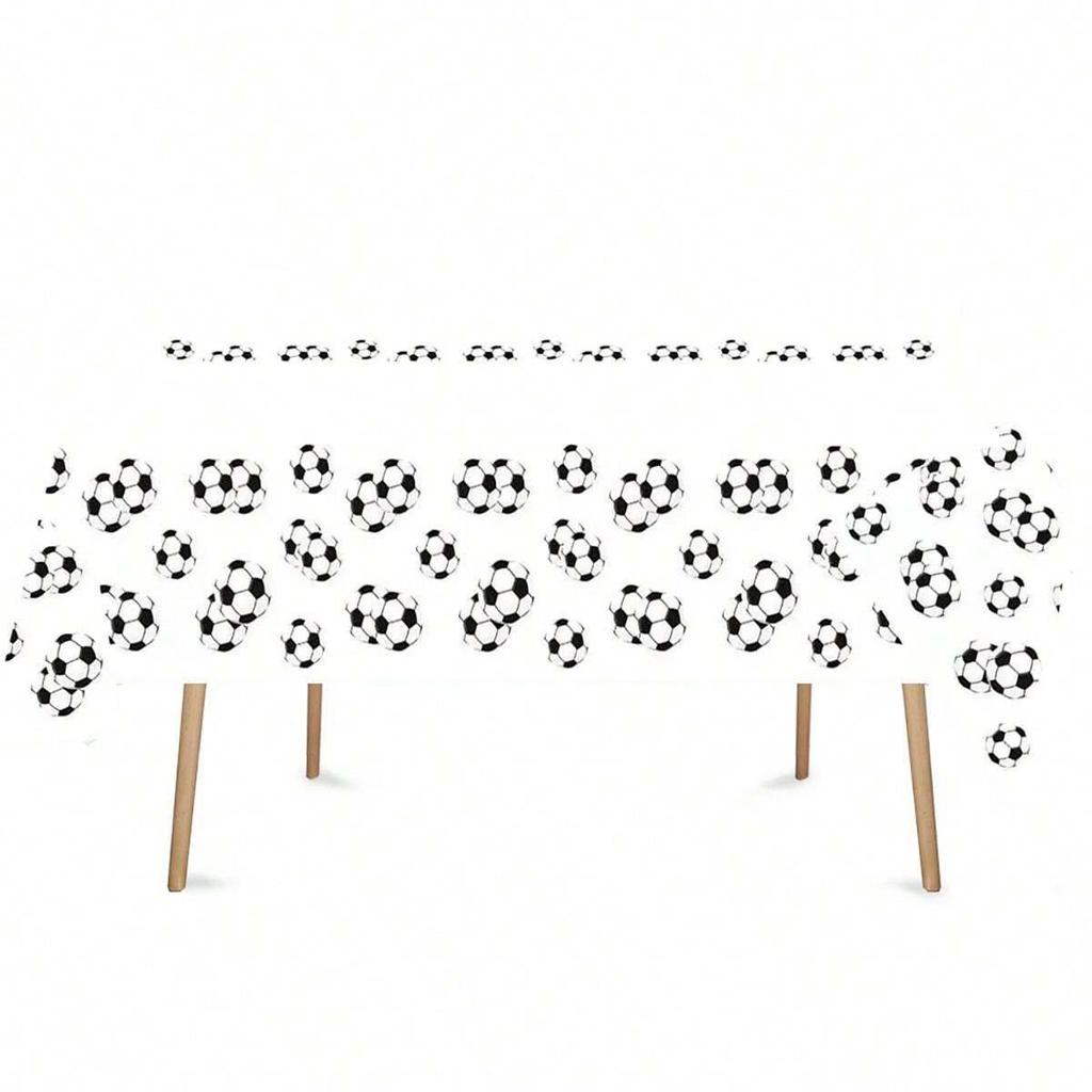 Football-Themed Kids' Party Supplies and Decorations Set