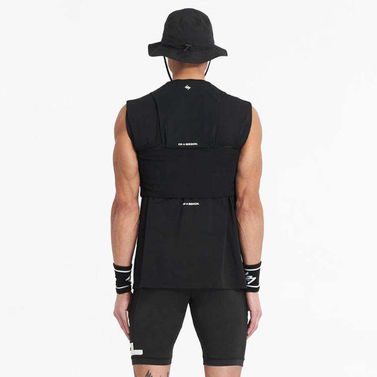 REPRESENT Vests Men's Black Moderate 247M839-01
