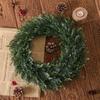 SIA FLOWER Cedar Artificial Flower Ring PE Material Cedar Grass Ring Artificial Plants Garden Decor Home Decor
