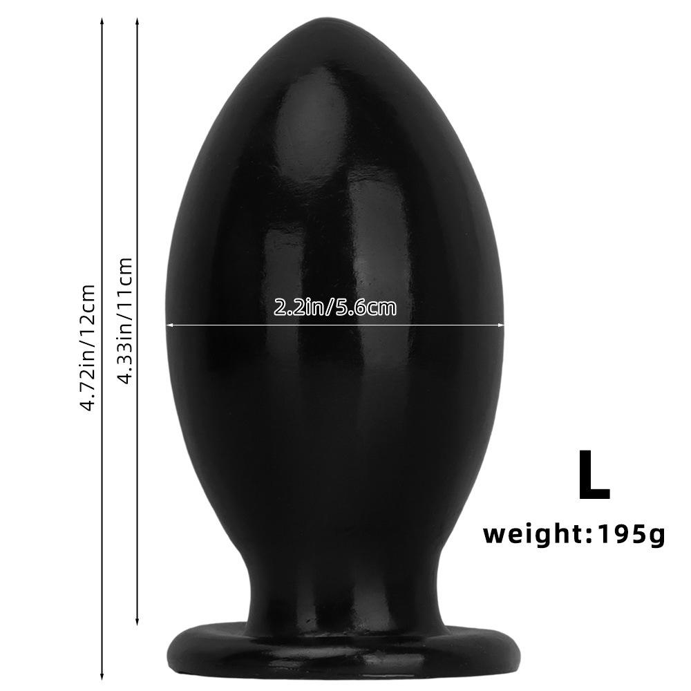 Black PVC Dildo Simulated Penis Anal Plug Fisting Sex Toy Strap On Cock Big Dick Masturbator Realistic Cock