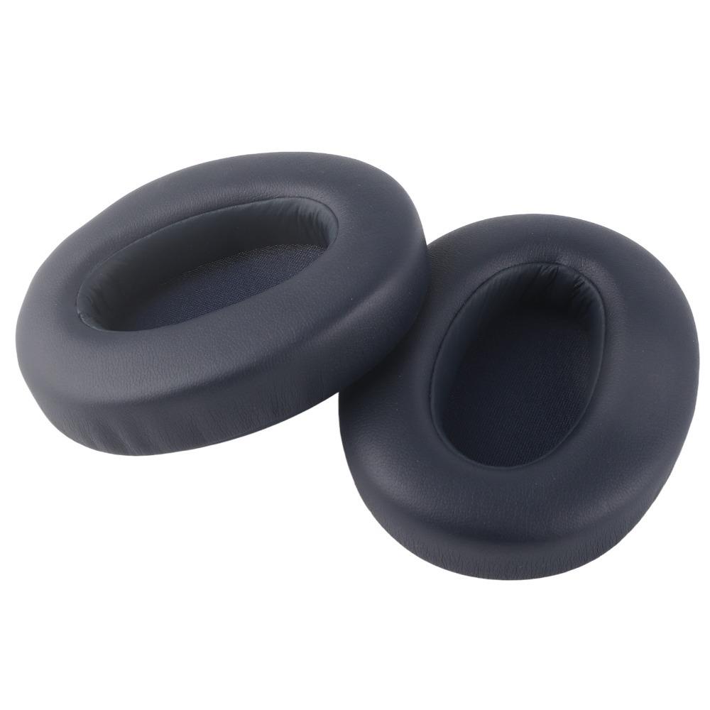

2PCS Leather Replacement Ear Pads Ear Covers for Sony WH XB910N Headphones Audio Accessories синий