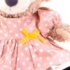 cushu cush Duffy and ShellieMay Costume Toy Sold Made in Cute Light Pink Polka Dot and Shoes (Plush Separately) Japan, Dress, Headband, Petticoat,