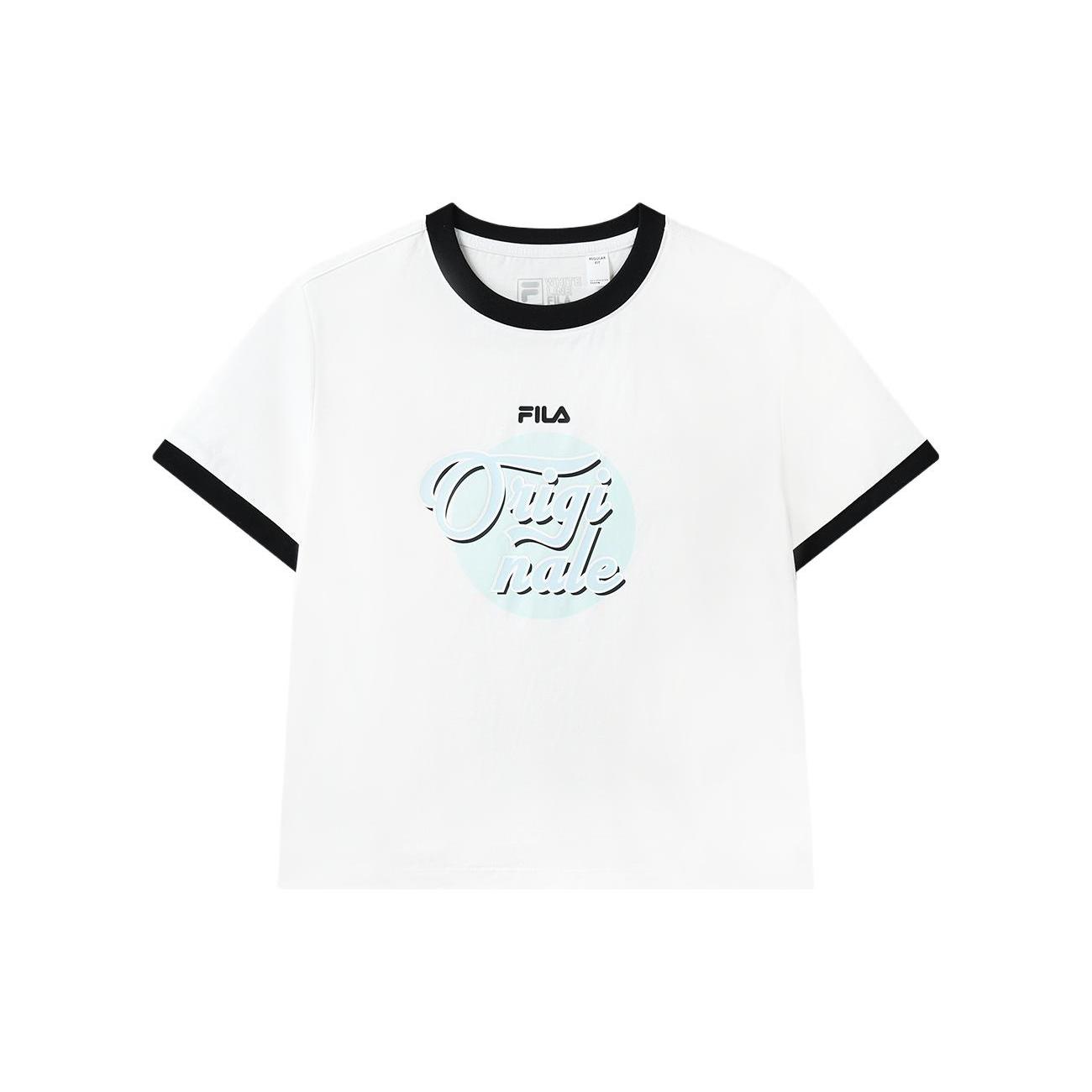 

New FILA T Shirts Women s White F11W319103F-WT L