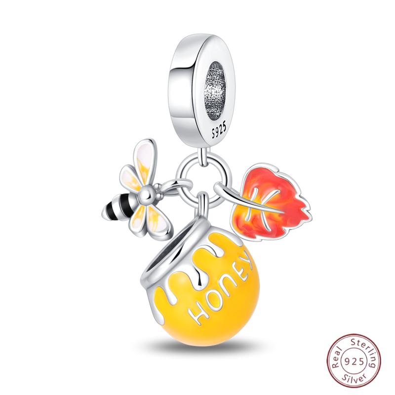 Copper Beaded Pendant Shiny Zirconia Sunflower Flower Original 3Mm Bracelet Women Fine Jewelry