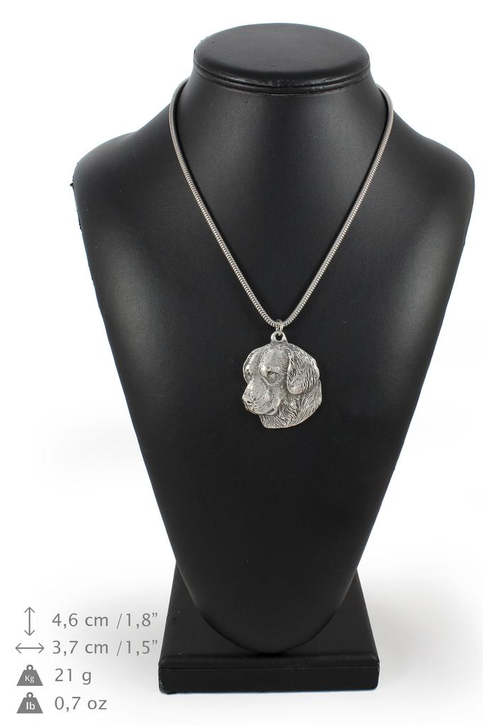 Golden Retriever – Necklace with a dog, dog pendant on a silver chain | Art-Dog