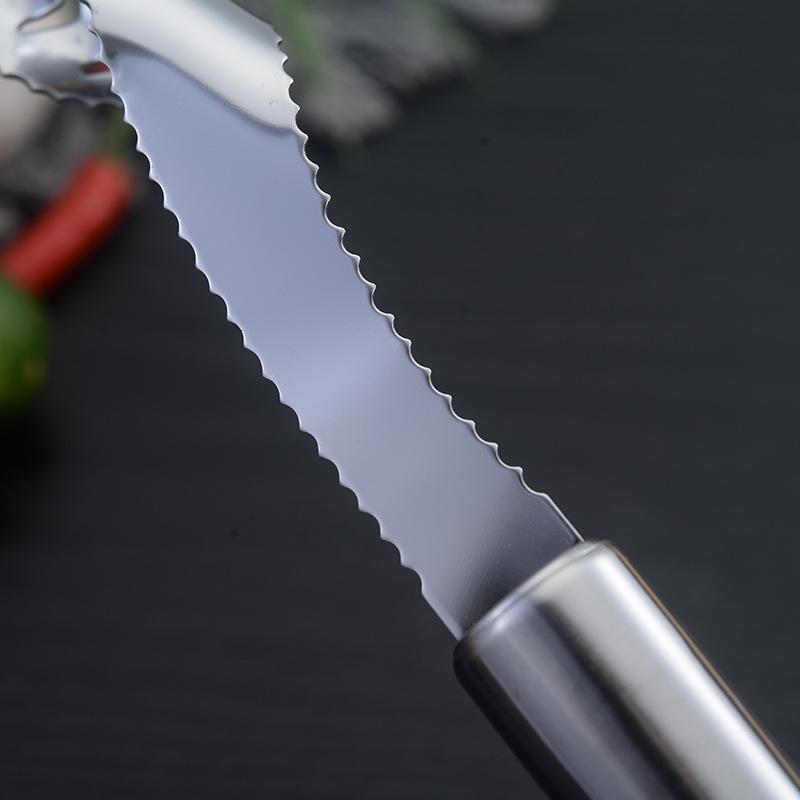 Green Pepper Coring Device Cutting Pepper Knife Stainless Steel Household Crispy Pepper Cucumber Bitter Melon Corer Kitchen Tool