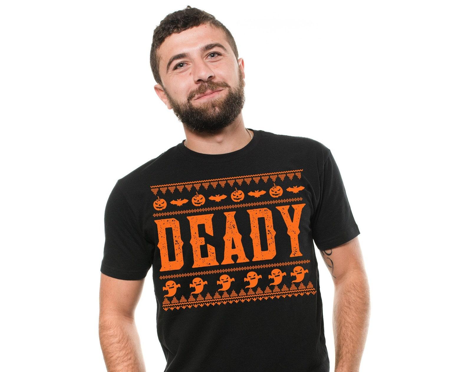 Funny Halloween Ghost & Pumpkin Shirt: Spooky Costume Tee 3XL