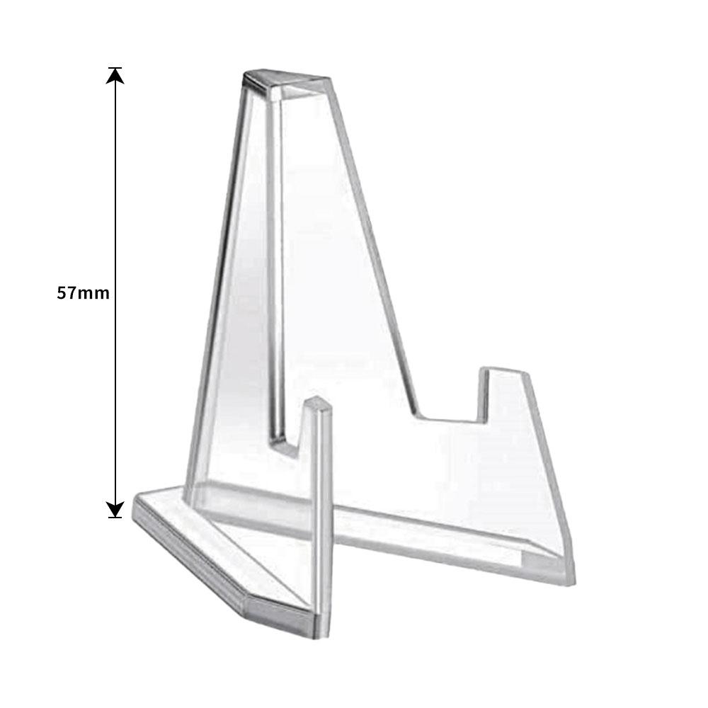 Clear Acrylic Coin Display Stand Holder Small Easel Rack Card Commemorative Challenge Coin Capsule Support Rack 5pcs Dropship