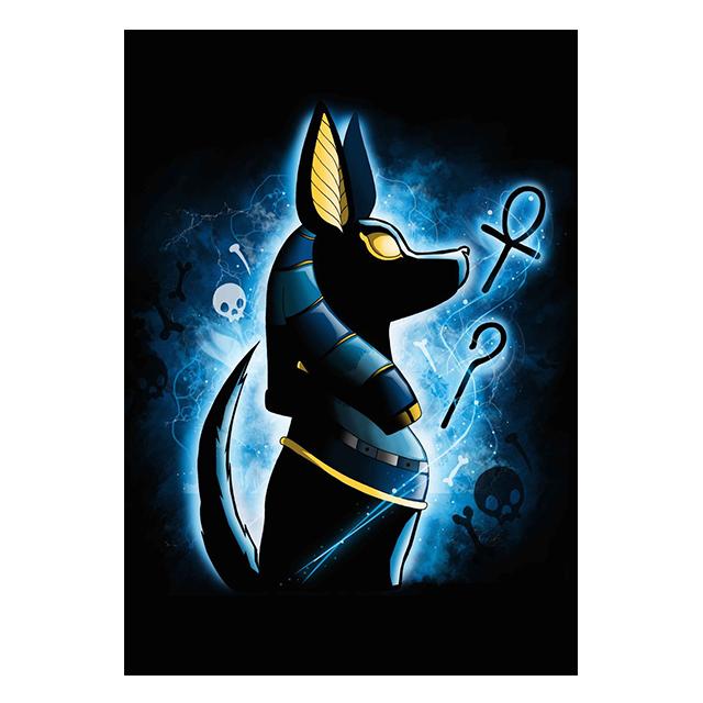 Cartoon Egyptian Mythology Anubis Bastet Print Poster Canvas Painting Modern Wall Art Picture For Living Room Bedroom Home Decor