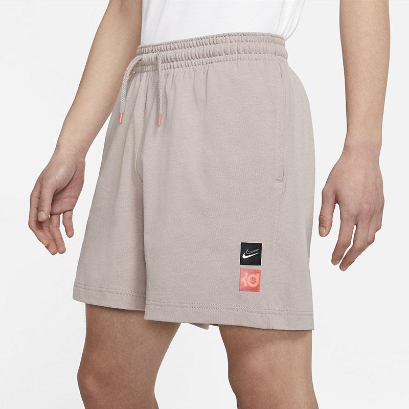 Nike KD Durant Sports Training Knit Basketball Shorts Men Bottoms Malt-Yellow CV2410-245