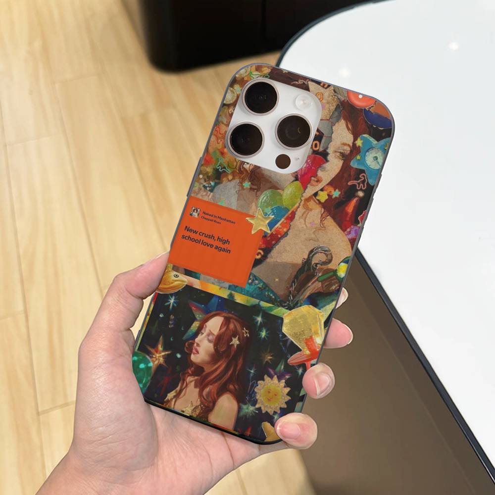 Singer C-Chappell R-Roan Phone Case For IPhone 17 16 15 11 12 13 14 Pro Max Soft Corrugated Silicone Cover Case