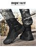 Plus Size Camouflage Military Boots: Wear-Resistant, Perfect for Hiking and Climbing