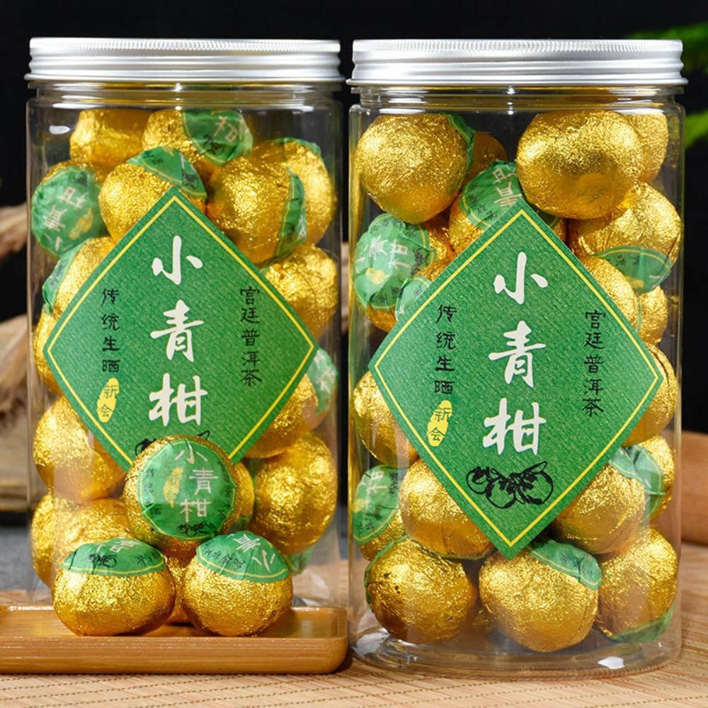 Bio-Pu-erh-Tee mit Mandarinen-Schale 250g Gereifter Schwarzer Tee Natürlicher Energie-Boost