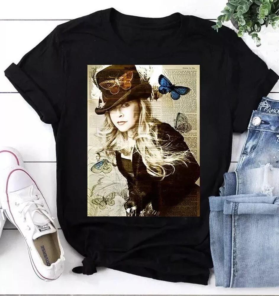 

Stevie Nicks Trending Unisex Shirt 80s All Size S-5XL Basic CD021 Unisex T-Shirt L