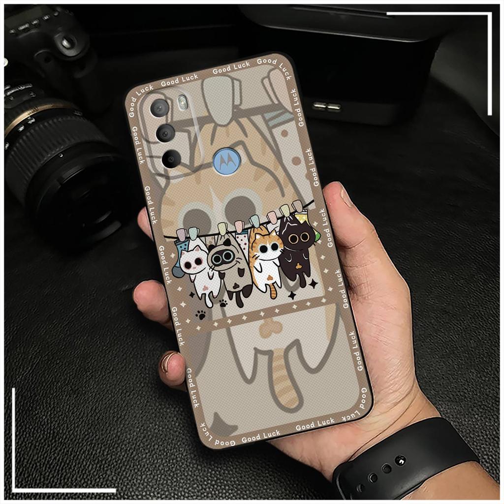 Durable Waterproof Phone Case For MOTO G31 With Fingerprint/XT2173-1 Silicone Dirt-resistant Protective Cartoon Graffiti