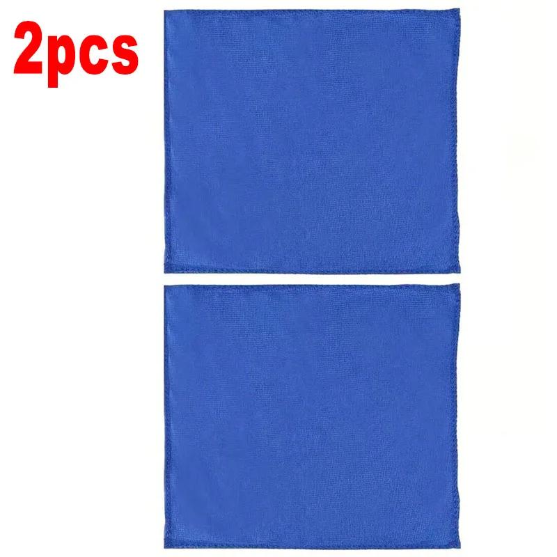 201PCS Microfiber Towels Car Wash Drying Cloth Blue Car Care Detailing Cleaning Polishing Duster Home Kitchen Washing Rags