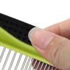 Pet Grooming Dematting Comb Tool Kit - Double Sided Blade Rake Comb Removes Loose Cat Dog Comb