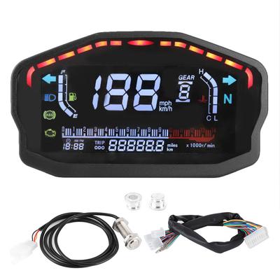 Vitezometru Digital LED LCD Odometru Indicator Tahometru Motocicletă Instrument Remodelare Potrivit pentru