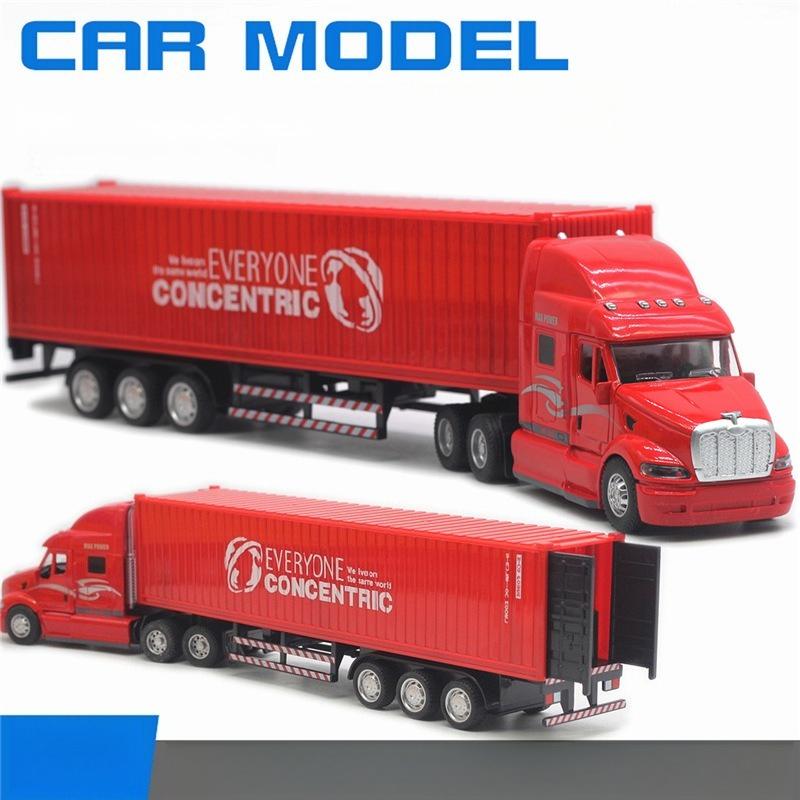 1/48 Big Size Container Truck Removable Windup Toy Children Gift