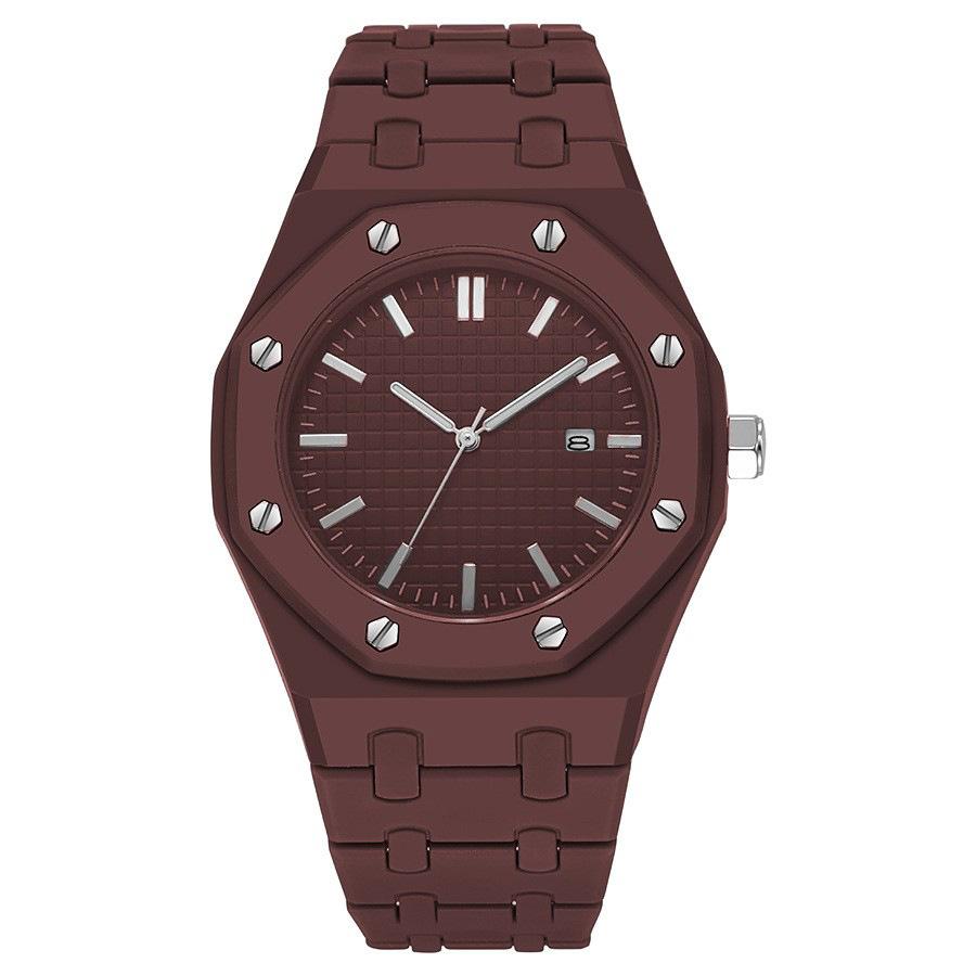 Top Brand Men Calendar Watch Luxury Business Quartz Watch Sports Plastic Watch Students Women Watches Reloj Hombre Dropshipping