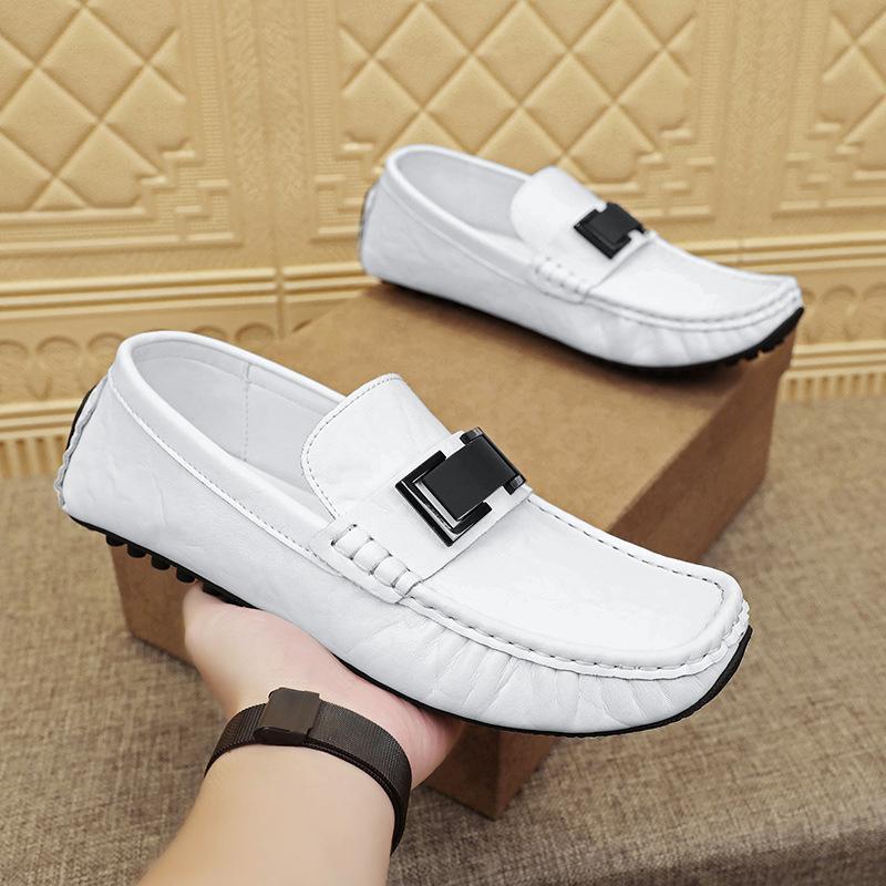 New Doudou shoes lazy driving shoes e-commerce casual shoes genuine leather men's shoes business leather shoes