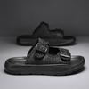 2025 Summer Male Casual Shoe Fashion Footwear Big Size 45 Male Slippers Mens Beach Sandals Mesh Comfortable Breathable Man Shoe