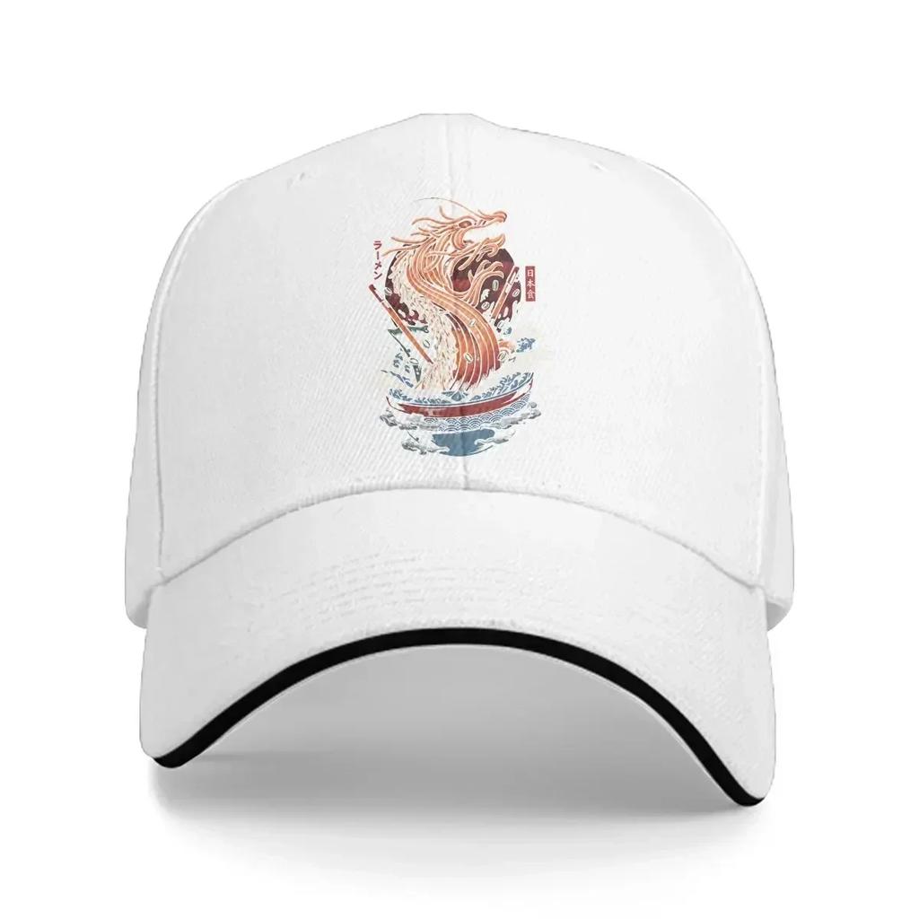 RaUnisex Dragon Solid Color Baseball Caps Peaked Cap Dragon Design All Seasons Travel Adjustable Sun Shade Hats for Unisex Women