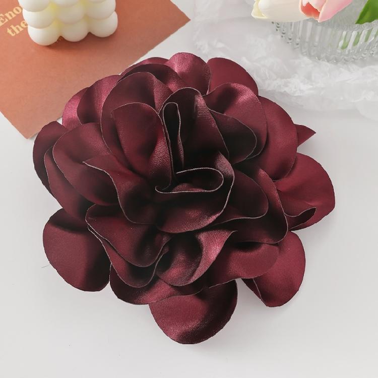 Spilla Floreale in Tessuto alla Moda Peonia Spilla da Bavero Elegante Accessorio Gioiello per Donna